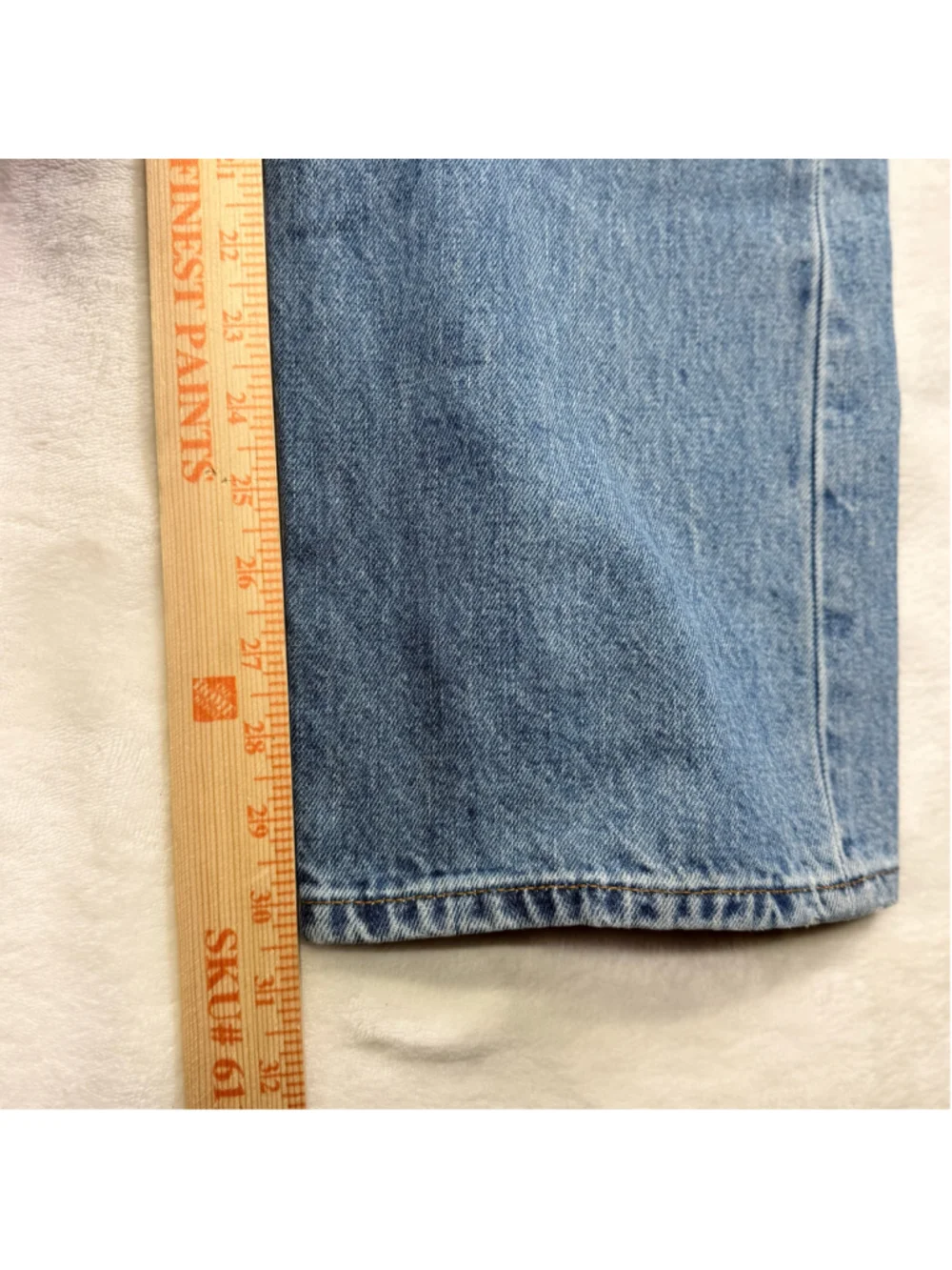 Men's Levi's 501 33x30 Button Fly Stonewash Blue Jeans Regular Straight Fit